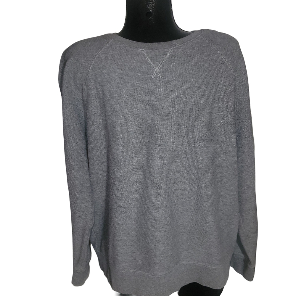 Denver Hayes Grey Classic Crew Neck Sweatshirt Size L
